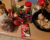 A picture of step 1 of Chicken stew.