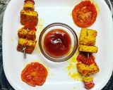 A picture of step 6 of Paneer tikka masala.