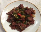 Foto langkah ke 2 dari resep Oseng mercon paru lombok ijo.