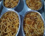 Foto langkah ke 5 dari resep Spaghetti Brulee / Spaghetti Panggang.
