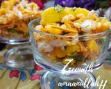 A picture of step 3 of Mango Bhel.