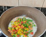 A picture of step 4 of Fried brown rice.