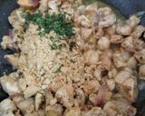 A picture of step 7 of Nutty lemony cabbage roll in green sauce.