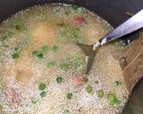 A picture of step 6 of Kesari pulao.