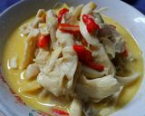 Foto langkah ke 3 dari resep Jamur Tiram Kuah Santan.