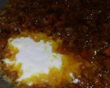 A picture of step 4 of Achari hari mirch ka salan.