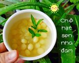 Hình bước làm 5 của món Chè hạt sen tươi nha đam