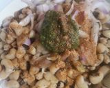 A picture of step 5 of Lobia chaat.