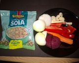 Pas rețetă Supă de legume cu soia 1 fotografie