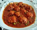 A picture of step 9 of Vegan Textured Soy Meatballs.
