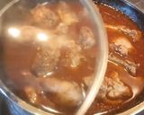 A picture of step 9 of Chicken Quorma.