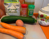 Foto del paso 1 de la receta: Hamburguesas de calabacín y zanahoria
