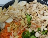 Φωτογραφία βήματος 3 της συνταγής Chow Mein με κοτόπουλο και λαχανικά
