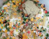 A picture of step 3 of Egg fried rice.
