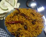 A picture of step 6 of Tamarind rice.