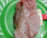 Hình bước làm 1 của món Chả cốm xanh làm với chả cá thác lác
