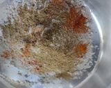 A picture of step 1 of Green onions bajra paratha.