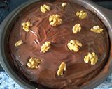 Foto del paso 7 de la receta Bizcocho de yogur con limón, nueces y cubierta chocolate