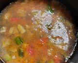 A picture of step 4 of Minestrone soup.