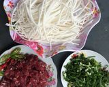 Hình bước làm 3 của món Cháo canh thịt bò đậm đà hương vị Miền Trung