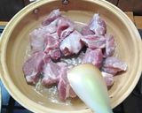 Pas rețetă Ceafă de porc în sos bbq cu piure și ardei copți 2 fotografie