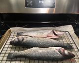 A picture of step 4 of Greek Whole Roasted Branzino! (Ψητό Λαβράκι).