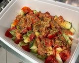 Une image de l'étape 11 de Minis chorizos grillés aux tomates et courgette ronde.