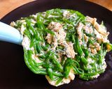 Hình bước làm 5 của món 💚 Trứng Chiên Rau Ngón Biển (Samphire, Salicorne)