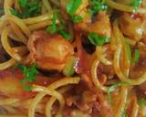 Mie Spaghetti Ayam langkah memasak 4 foto