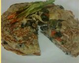 Foto del paso 4 de la receta: Omelet de huitlacohe y flor de calabaza