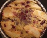 A picture of step 8 of Apple Pomegranate Clafoutis.