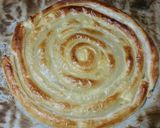 A picture of step 6 of Puff Pastry Ensaimada with Pumpkin Jam Filling.