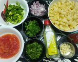 A picture of step 1 of Arrabbiata Macaroni Pasta.