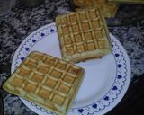 Foto del paso 2 de la receta: Waffles con pollo agridulce sin harina y sin huevo, sin leche!