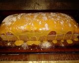 Foto del paso 6 de la receta: Torta de mandarina 🍊 con cobertura de dulce de leche