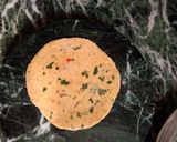 A picture of step 4 of Spicy masala puri.