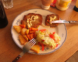 Foto del paso 14 de la receta: Niños envuletos, jamoncito navideño, milanesas y mucho trabajo + almuerzo de hoy