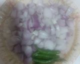 A picture of step 1 of Chicken white gravy qorma.