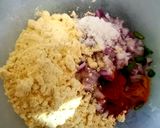 A picture of step 4 of Kadi pakora.