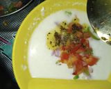 A picture of step 3 of Masala veggie raita.