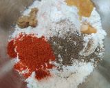 A picture of step 1 of Egg Manchurian.