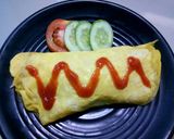 Foto langkah ke 6 dari resep Omurice (Omelette Rice) 🍚🍳.