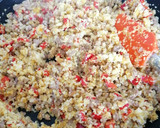 Foto del paso 3 de la receta: Timbal de coliflor y carne picada(falso cuscús)