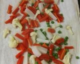 A picture of step 1 of Instant mix veg pickle.