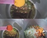 A picture of step 3 of Swaminarayan Kadhi Khichdi (Satvik Khichdi).