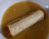 Gambar langkah 4 resipi Roti Gulung Sosej.