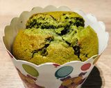 Hình bước làm 5 của món Muffin trà xanh