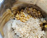 A picture of step 2 of Samak rice and Chanadal dosa.