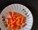 A picture of step 1 of Parwal Carrot Combo.