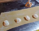 A picture of step 3 of Ravioli with Goat Ricotta and Pea Cream.